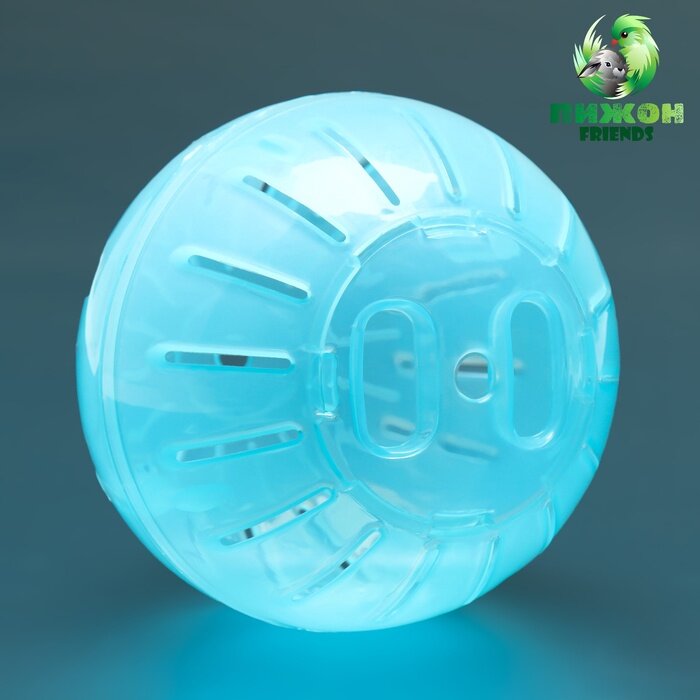 Шар для грызунов 10 см голубой