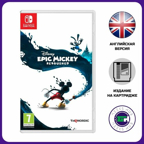 Видеоигра Disney Epic Mickey Rebrushed для Nintendo Switch английская версия 7045₽