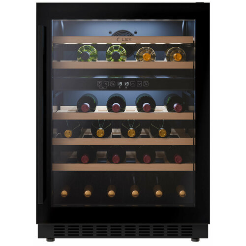 Встраиваемый винный шкаф LEX LWD6046BL dual zone 76099₽