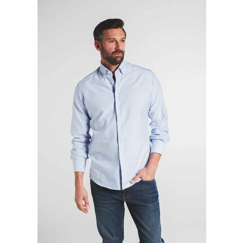 фото Рубашка eterna modern fit, размер 38/ru42, light blue