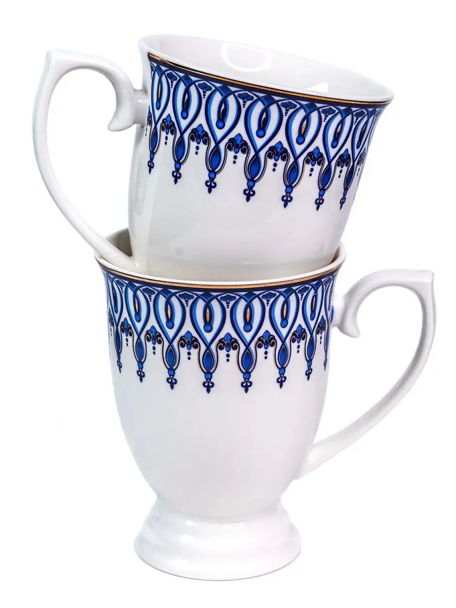 Кружка для чая набор кружек 300 мл 2 шт