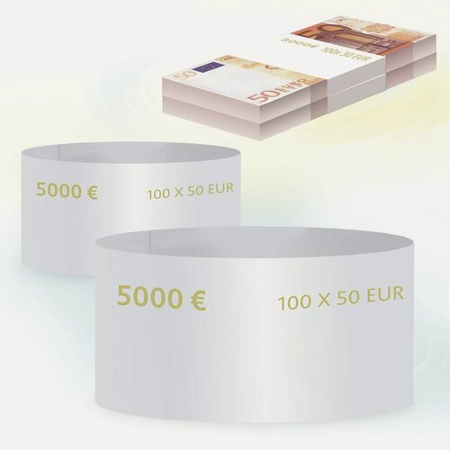 Изображение товара Кольцо бандерольное номинал 50 евро, 500шт. (4680546000687)
