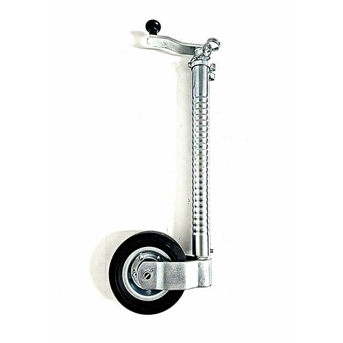 Опорное колесо AL-KO d 48/300 кг/Аналог с защитой от проскальзывания и произвольного раскручивания рукоятки