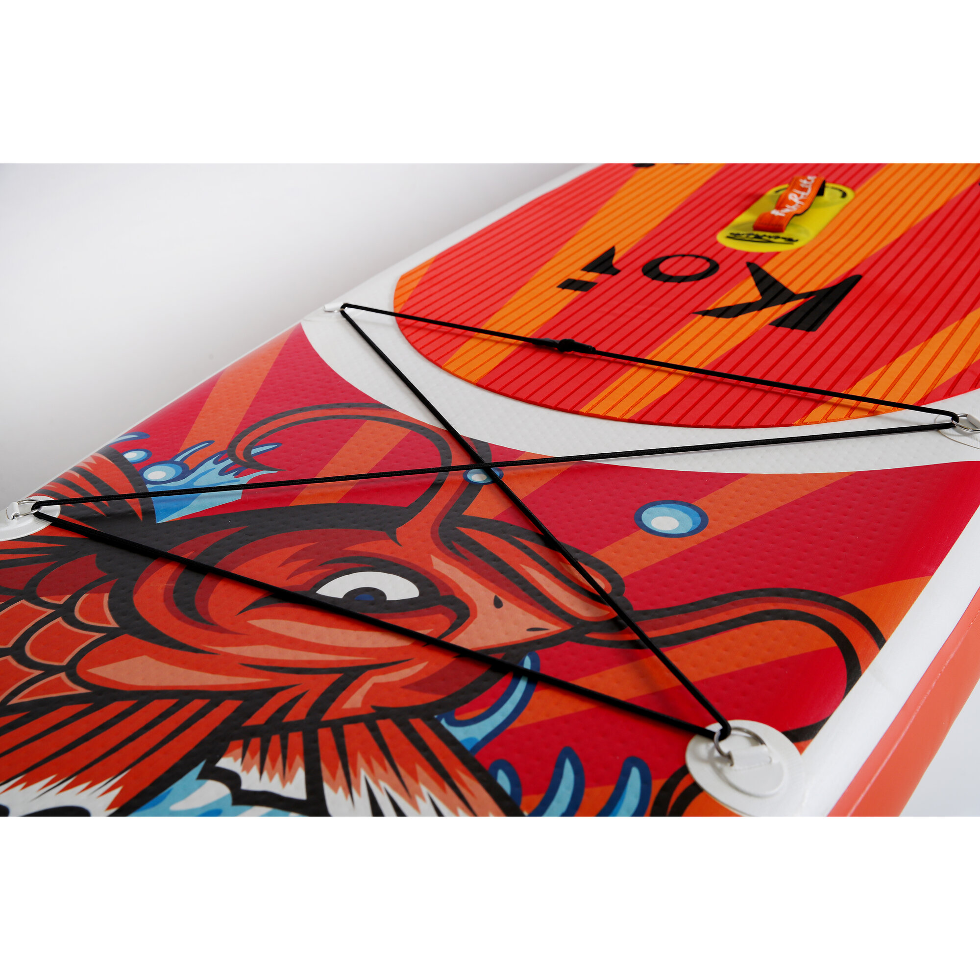 Сапборд с двойным веслом 11,6, оранжевый, 350х83х15 см, нагрузка до 180кг