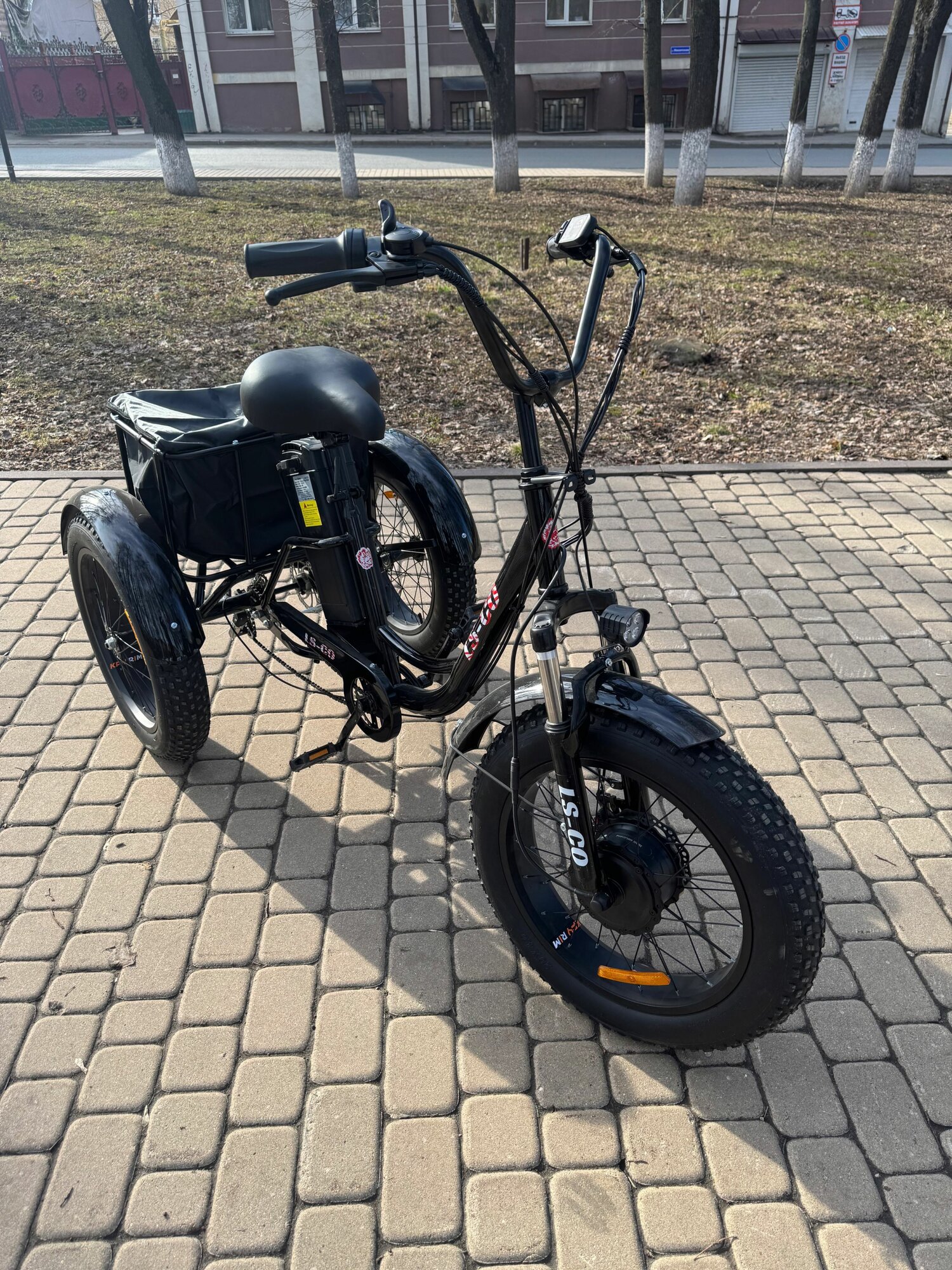 Электровелосипед трехколёсный LS-CO Trike 240W, 48V/15AH — фото 1