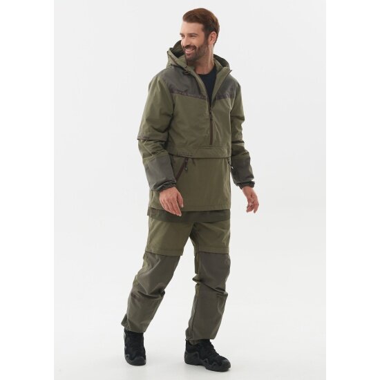 Костюм летний Huntsman Антигнус-Премиум ткань Ravena Peach Wash цвет Хаки, 52-54/182-188