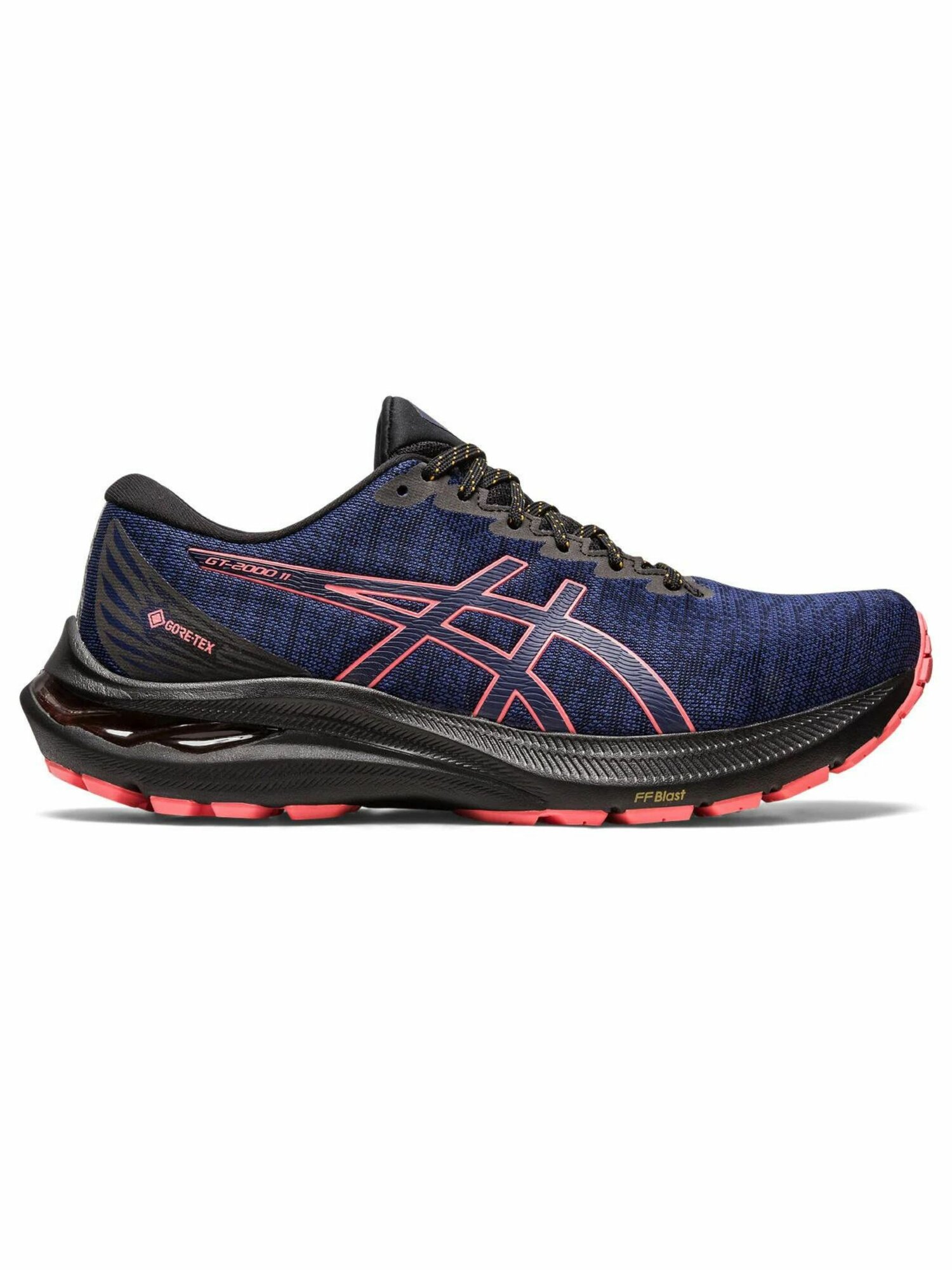 Кроссовки ASICS, размер 7.5 US, синий, красный
