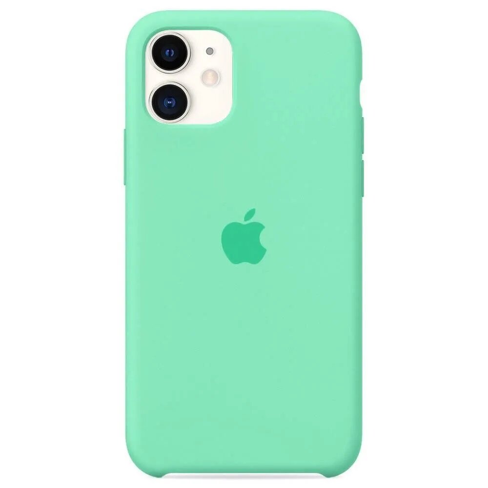 Силиконовый чехол для iPhone 11 , с логотипом, тонкий и мягкий, 25 цветов