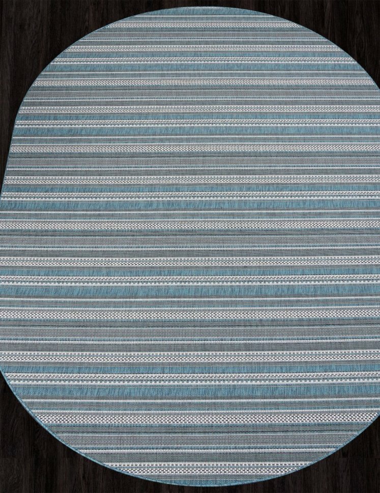 Ковер S146 - BLUE - Овал - коллекция KAIR (2 х 2.9 м)