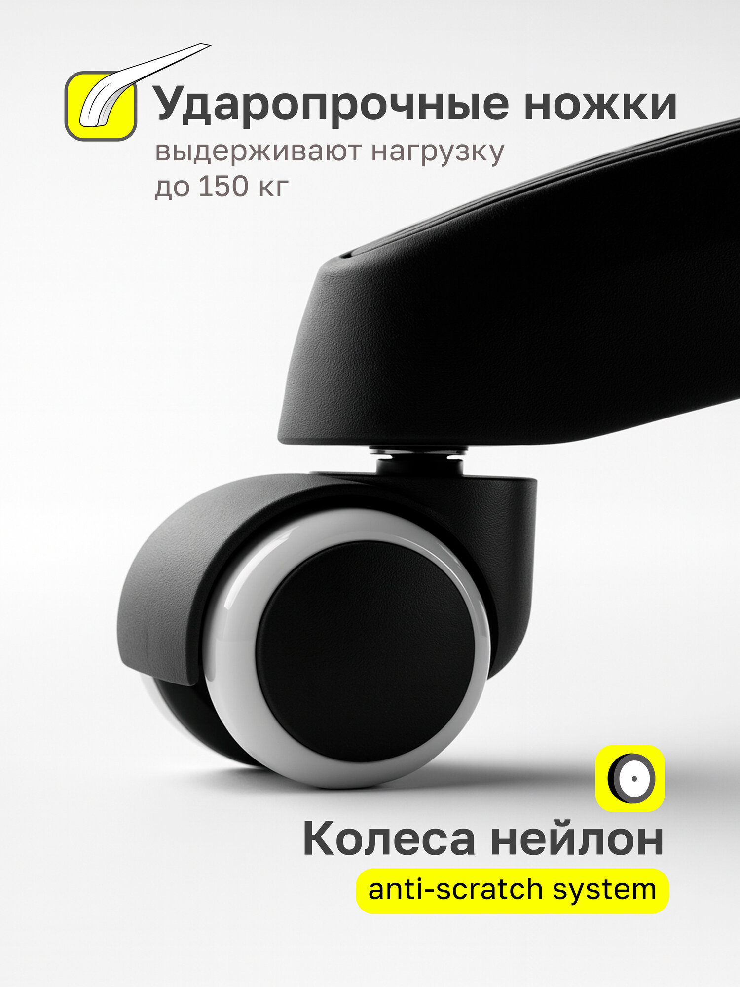 Кресло компьютерное игровое EasyFlow, с подножкой, серое, велюр — фото 1