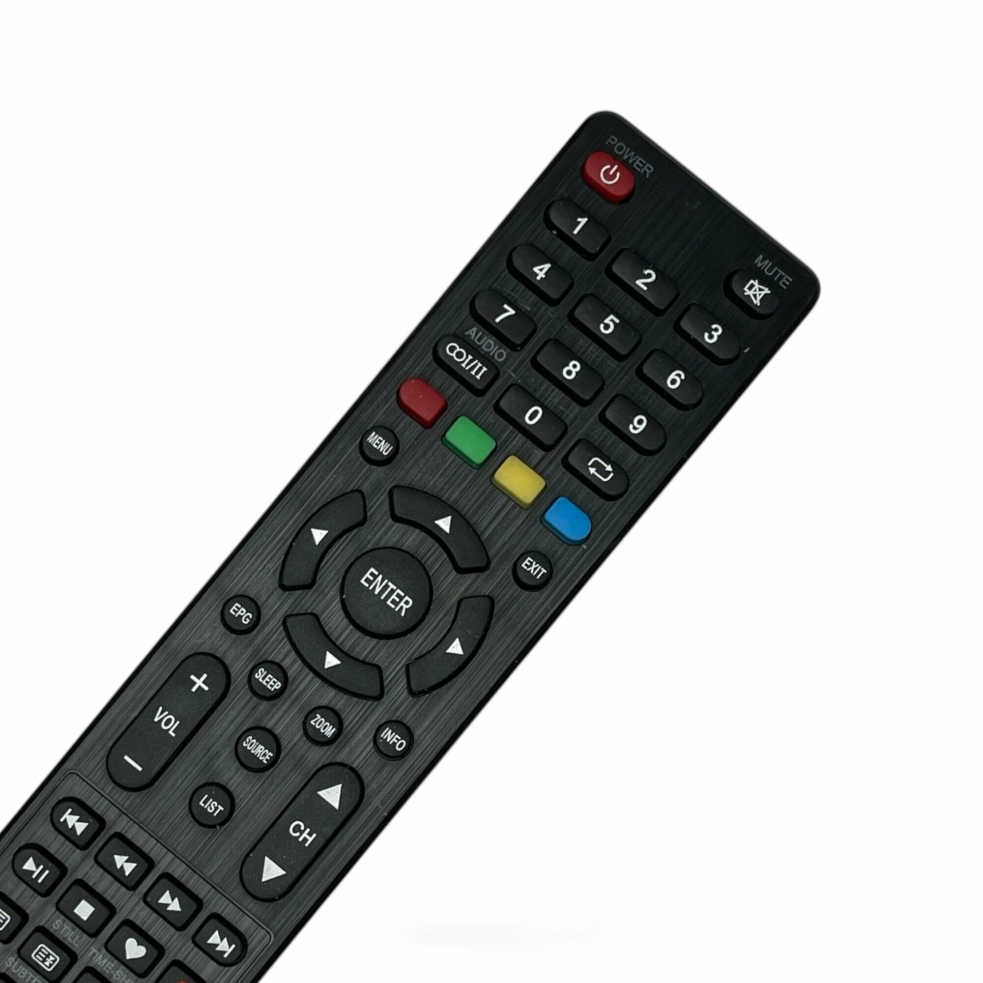 Универсальный пульт, для телевизор ROISON PREMIER ИК, АБС-пластик, черный — фото 1