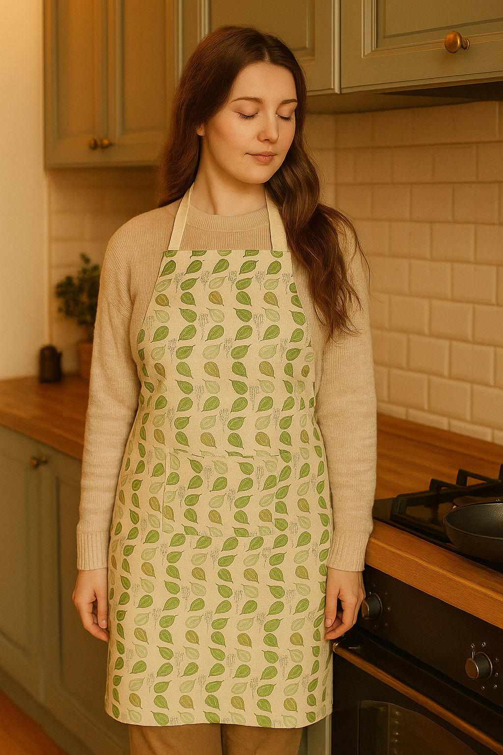 Фартук кухонный с карманом