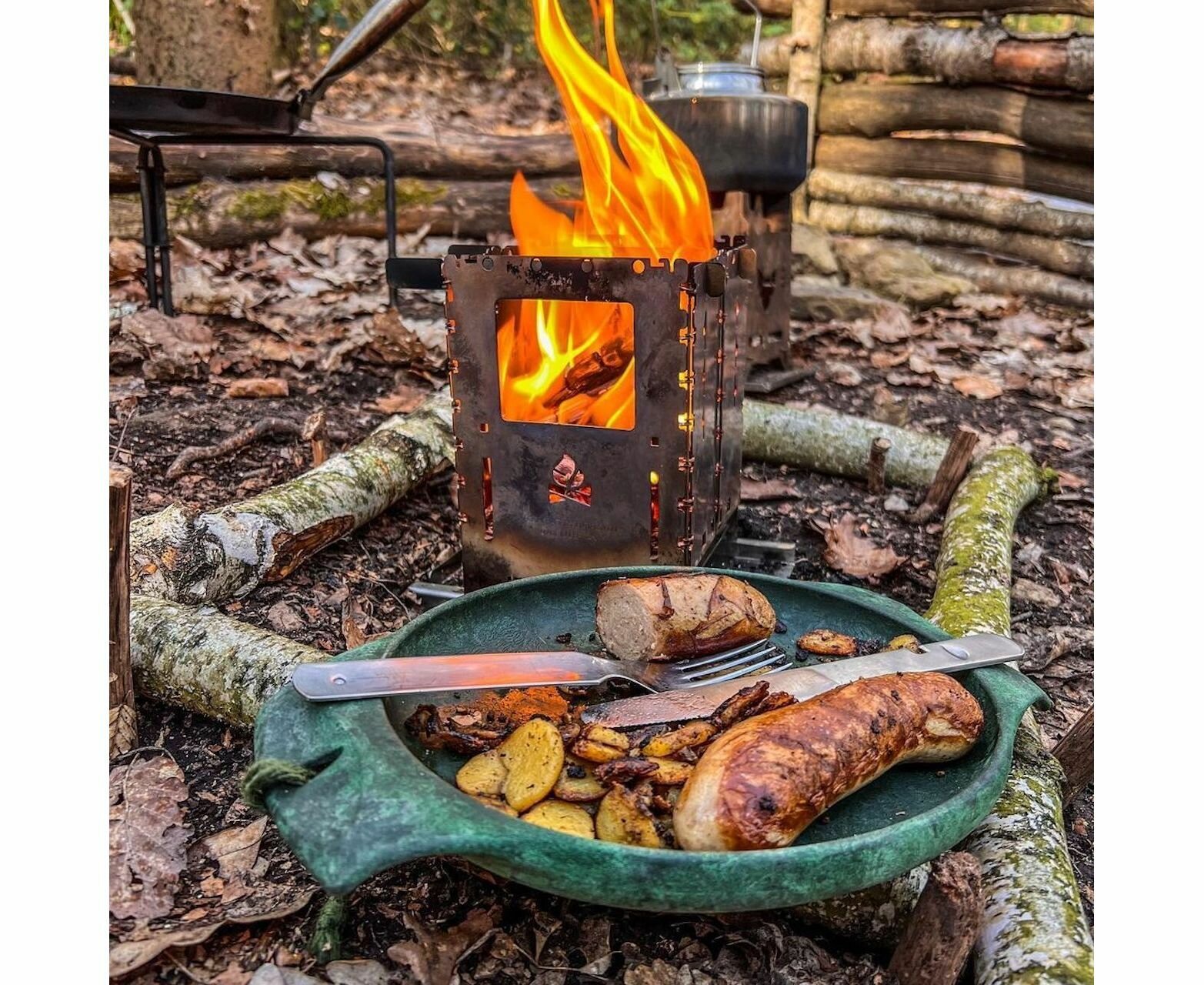 Финская тарелка плоская Kupilka (440 мл). Цвет: зеленый.