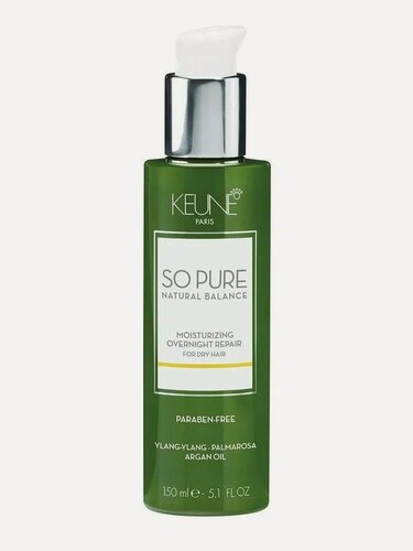 Изображение товара Keune So Pure Moisturizing Увлажняющая ночная Сыворотка для волос, 150 мл