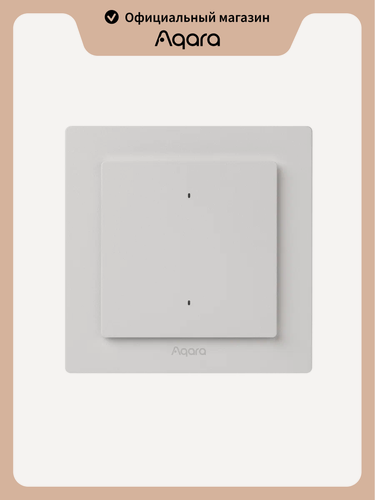 Изображение товара Умный настенный выключатель Aqara H2 WS-K07D, одноклавишный, Zigbee 3.0, Thread