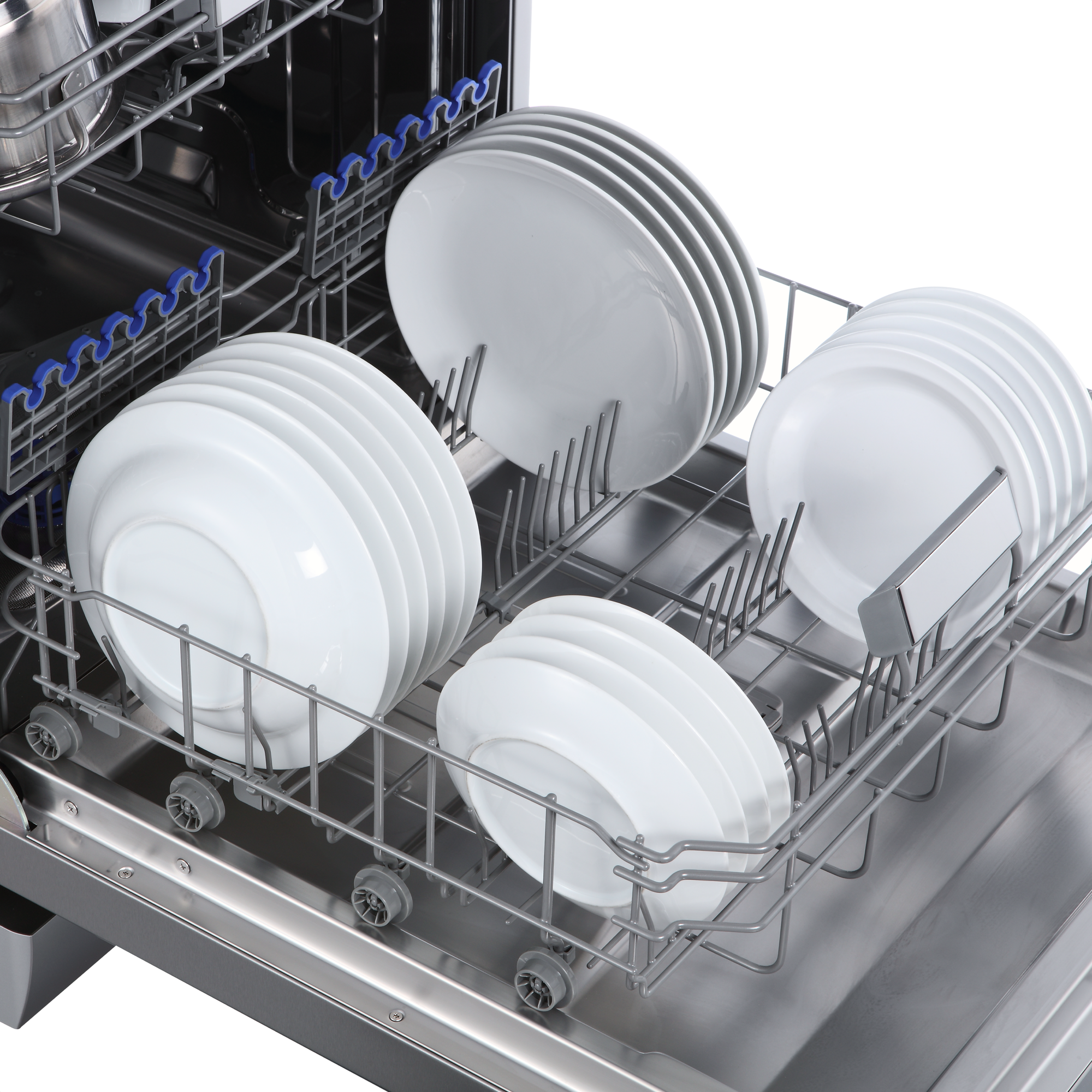 Посудомоечная машина с инвертором и автооткрыванием Tuvio DF63PT8XI1, нержавеющая сталь - фотография № 8