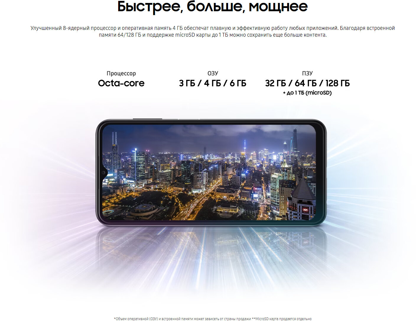 Смартфон Samsung Galaxy A13 3/32Gb (SM-A135FLBUSKZ) Blue - фото №18