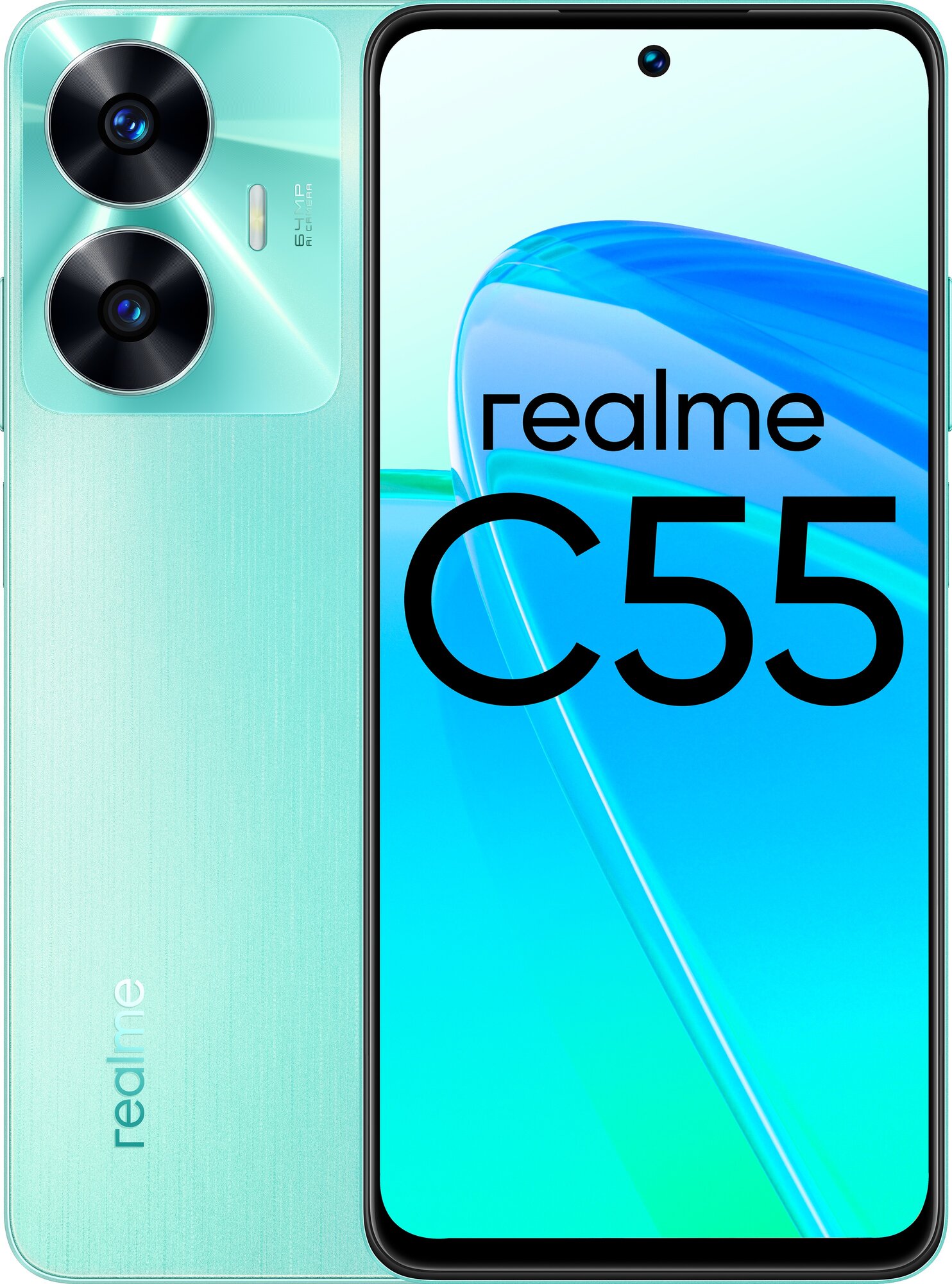 Мобильный телефон Realme C55 8/256 ГБ RU, черный