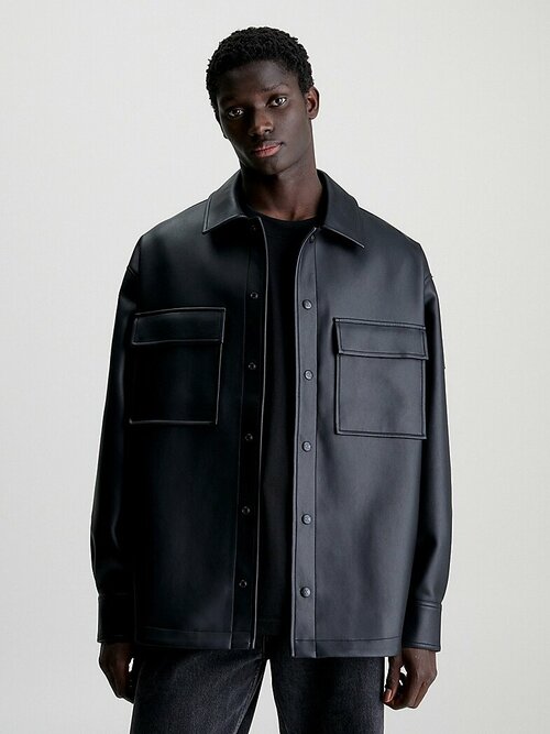 Куртка-рубашка Calvin Klein Jeans, размер L, черный