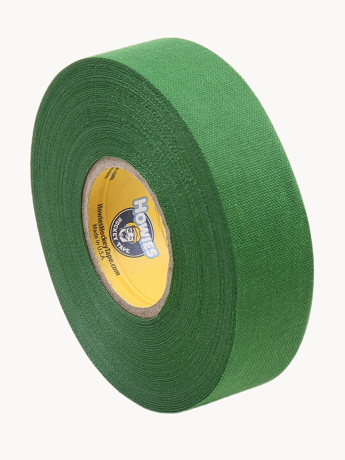 Лента хоккейная Howies, зелёная, полиэстер/хлопок, 25 мм х 22 м