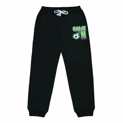 фото Брюки , размер 122, черный нет бренда