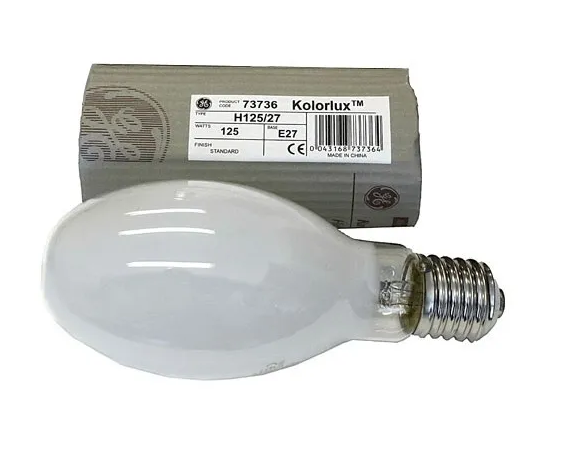 Лампа ДРЛ General Electric E Kolorlux 125W E27