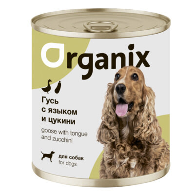 Organix консервы Консервы для собак Рагу из гуся с языком и цуккини 22ел16 0,4 кг 42911 (10 шт)