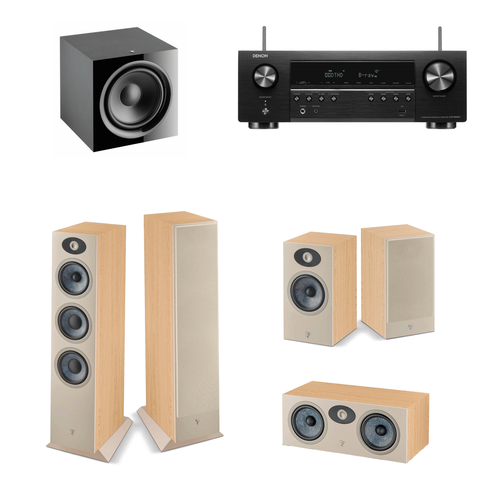 Focal Комплект акустики Theva N3 Light Wood 51 Denon AVC-S660H 44100000₽