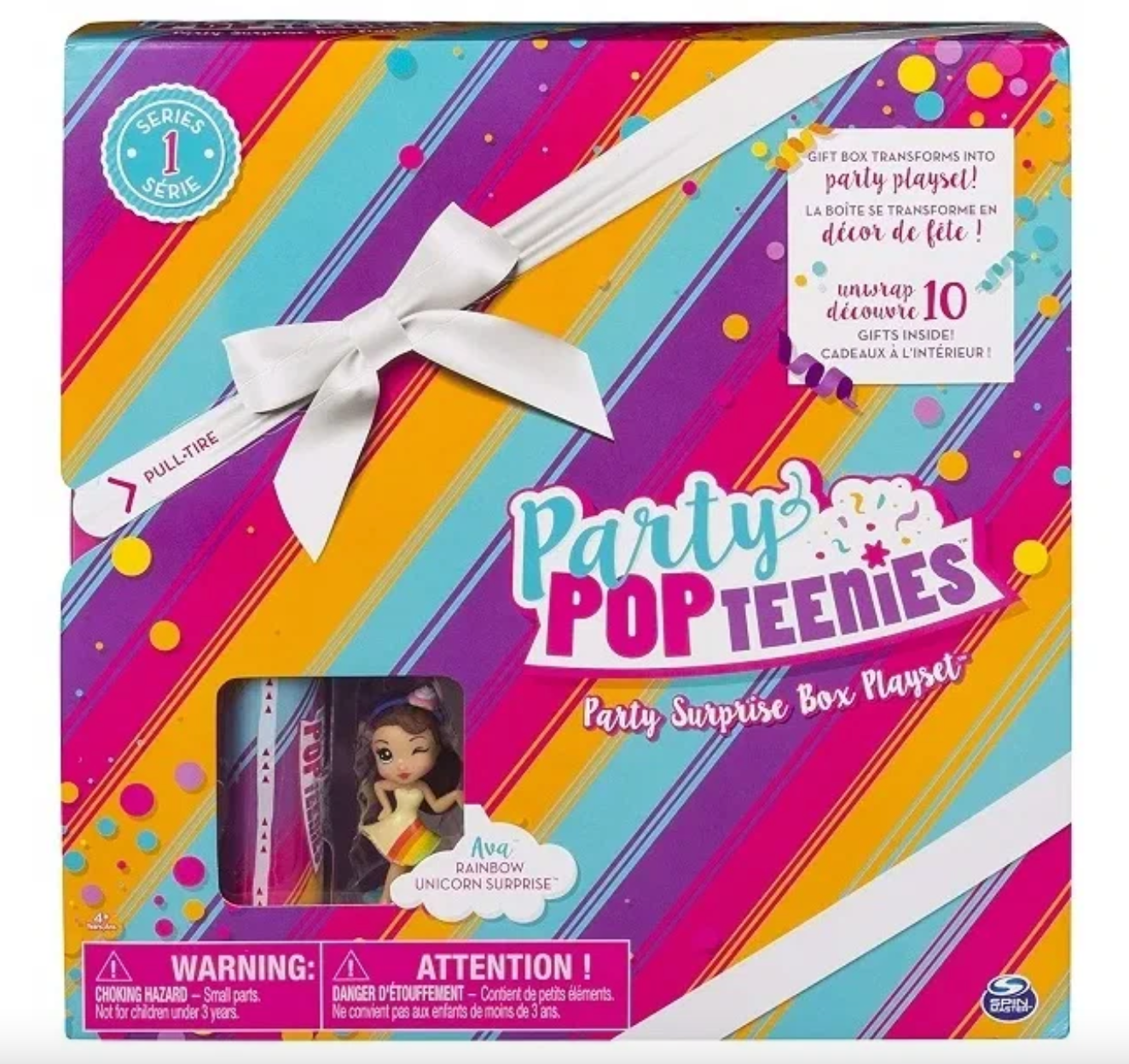 Игровой набор Spin Master Party Popteenies - Коробка с сюрпризом 46802