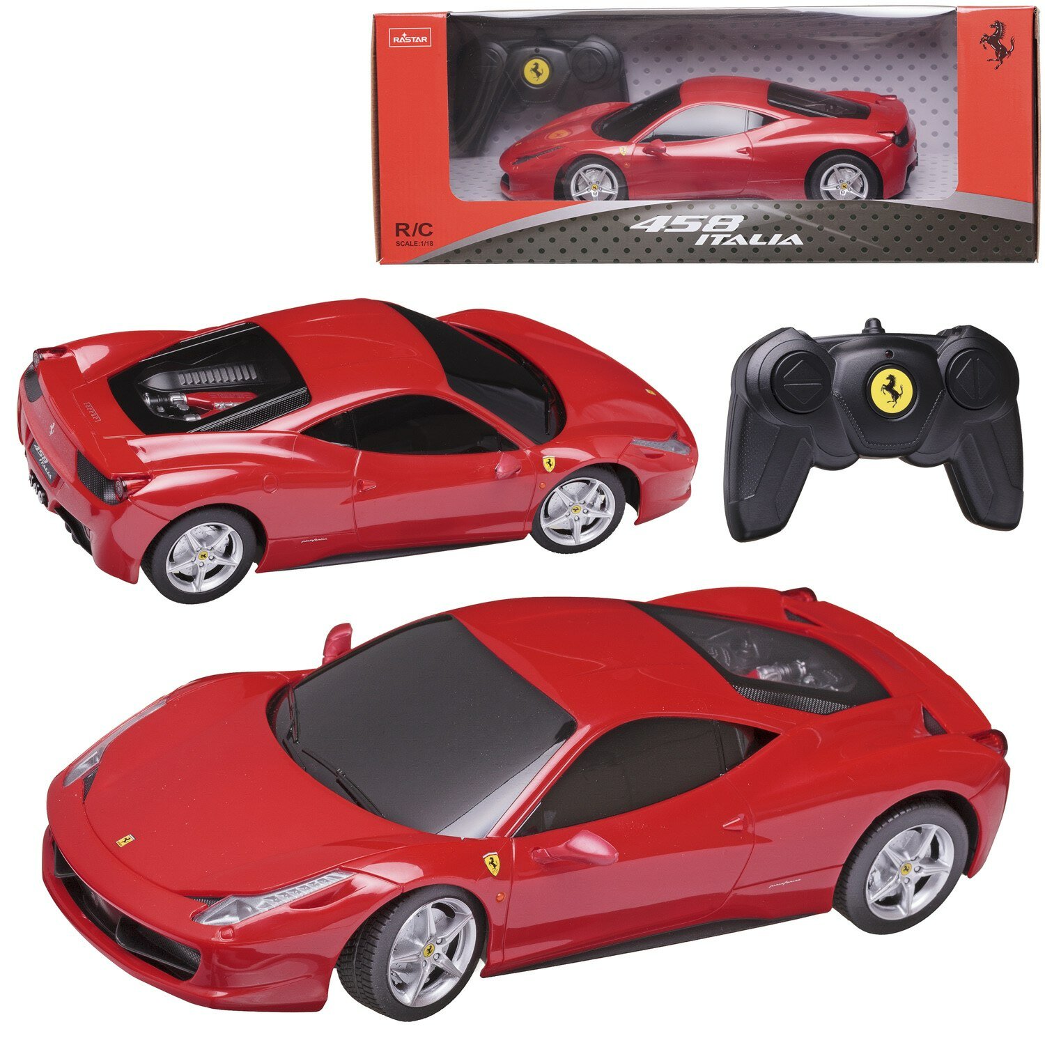 Машина р/у 1:18 Ferrari 458 Italia