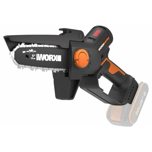 фото Аккумуляторная цепная пила worx wg325e.9 20в, без акб и зу, бесщеточная