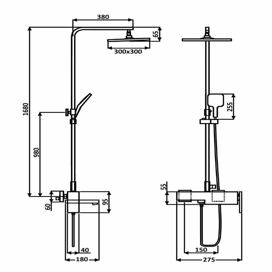 Душевая система ALMAes - фото №2