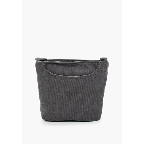 фото Сумка кросс-боди big bang socks, фактура бархатистая, серый