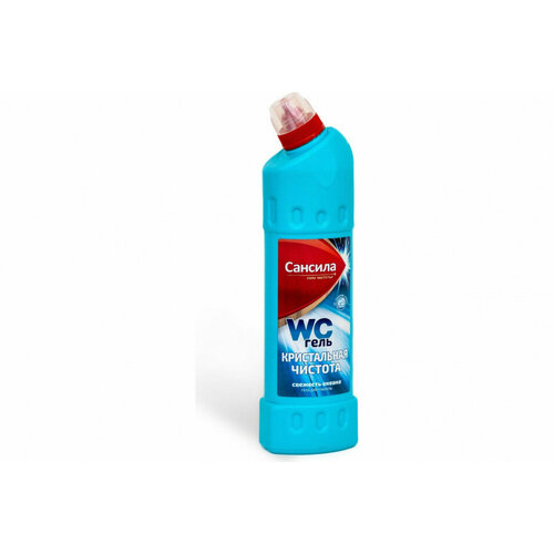Средство для удаления известкового налета Сансила Кристальная чистота Свежесть океана голубой, 750 г СНС-11