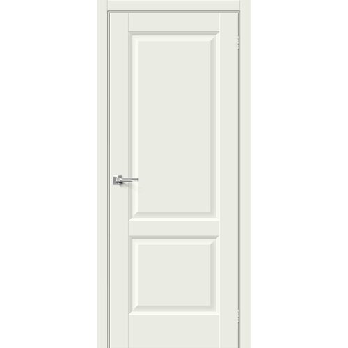Межкомнатная дверь Браво Неоклассик-32 White Matt, Глухая / 700x2000 / Комплект