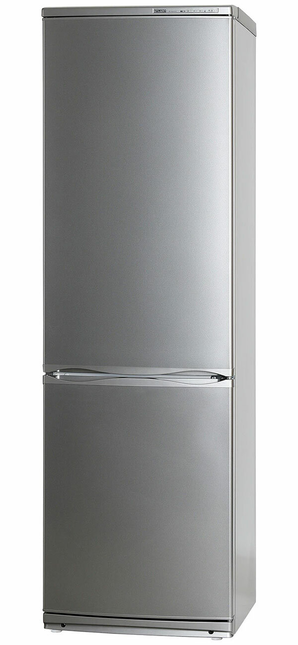 Двухкамерный холодильник Atlant ХМ 6024-080, серебристый, (ВхШхГ) 195х60х63 см, А — фото 1