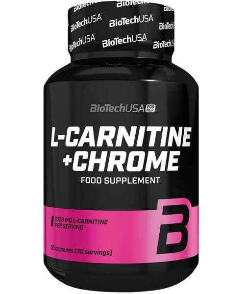 L-carnitine + Chrome Caps Biotech Nutrition (Без вкуса)