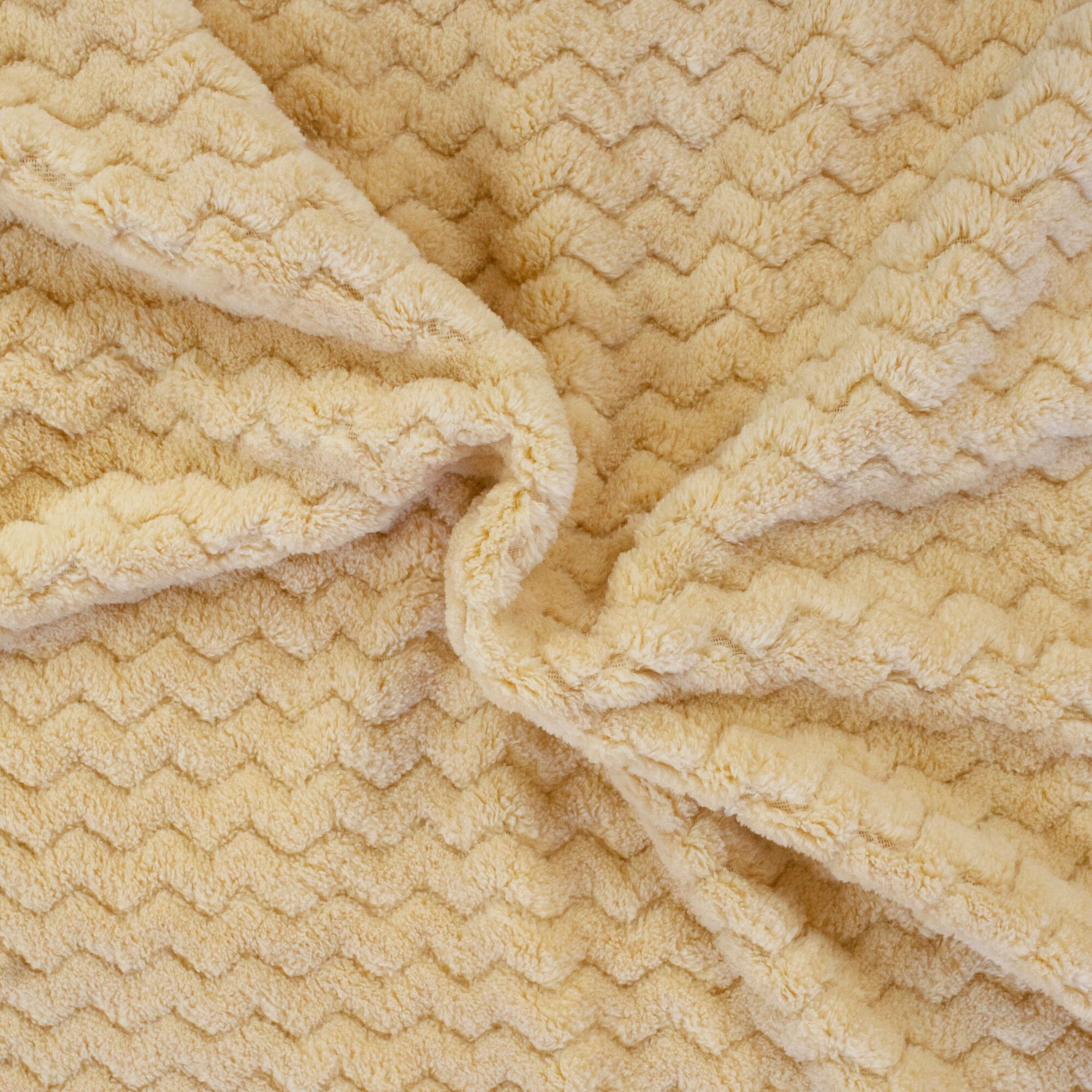 Плед Cleo Royal plush, 150 х 200 см, песочный - фотография № 2