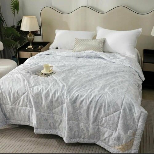 Одеяло Boris Евро 200x220 см Всесезонное с наполнителем Шелковое волокно комплект из 1 шт 4390₽