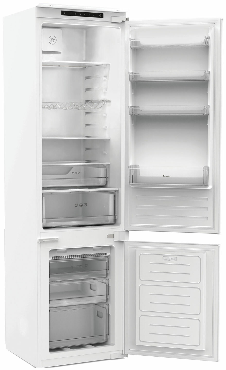 Встраиваемый двухкамерный холодильник Candy BCBF 192 F