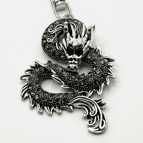 Славянский оберег брелок глянцевая фактура черный 412₽