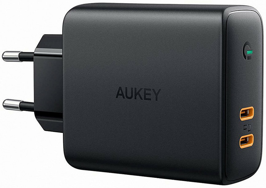 Сетевая зарядка Focus Duo Aukey - фото №14