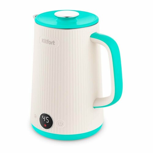 Чайник Kitfort KT-6197-2 бело-зеленый 307500₽