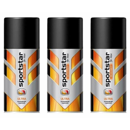 Sportstar Дезодорант мужской Ultra, 175 мл, 3 штуки