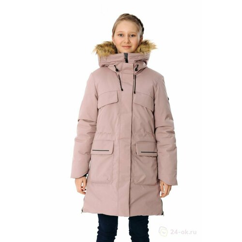 фото Куртка yoot, размер 128, розовый