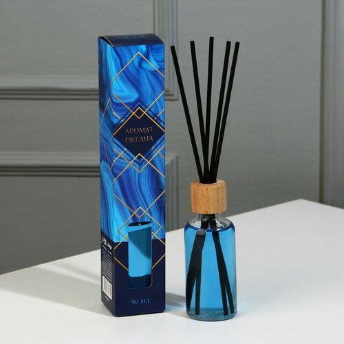 Аромадиффузор Мраморная сказка аромат океана 50 мл 396₽