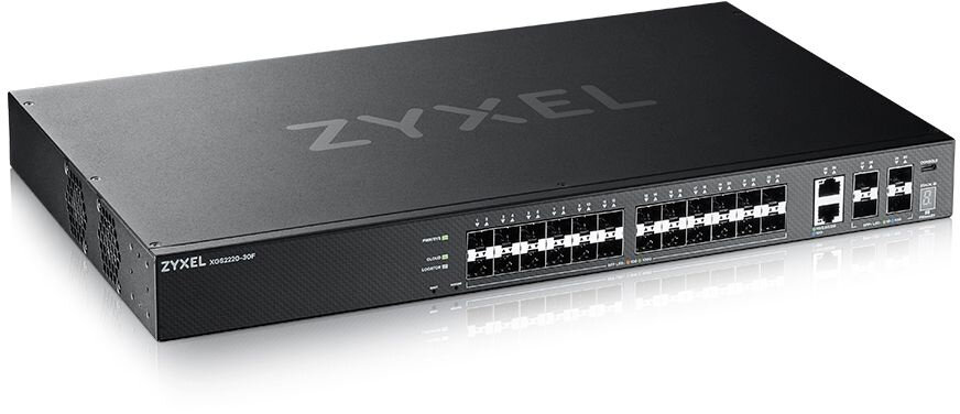 Коммутатор ZYXEL rack 19", 24xSFP, 2xRJ-45: 1/2.5/5/10G, 4xSFP+ - фото №1