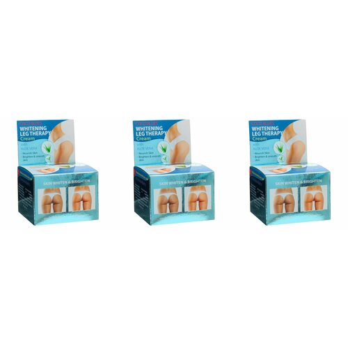 Coco Blues Крем для ног и бедер Whitening Leg Therapy Cream, Отбеливающий, с экстрактом алоэ и зеленого чая , 5 г, 3 шт