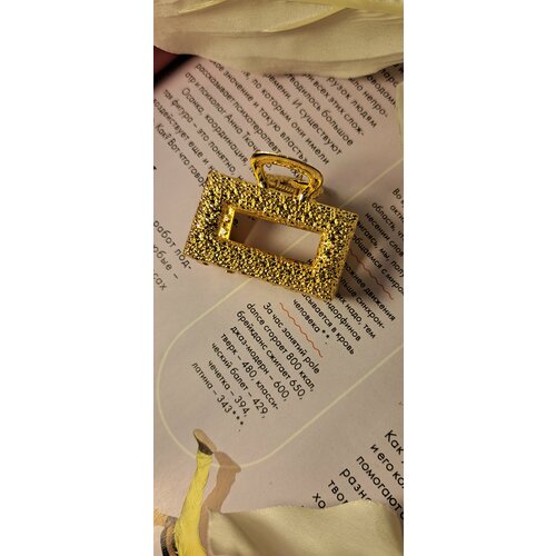 Крабик для волос маленький , металлический зажим для волос золотого цвета