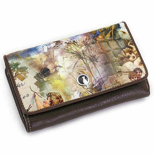 фото Кошелек sergio valentini, фактура тиснение, мультиколор